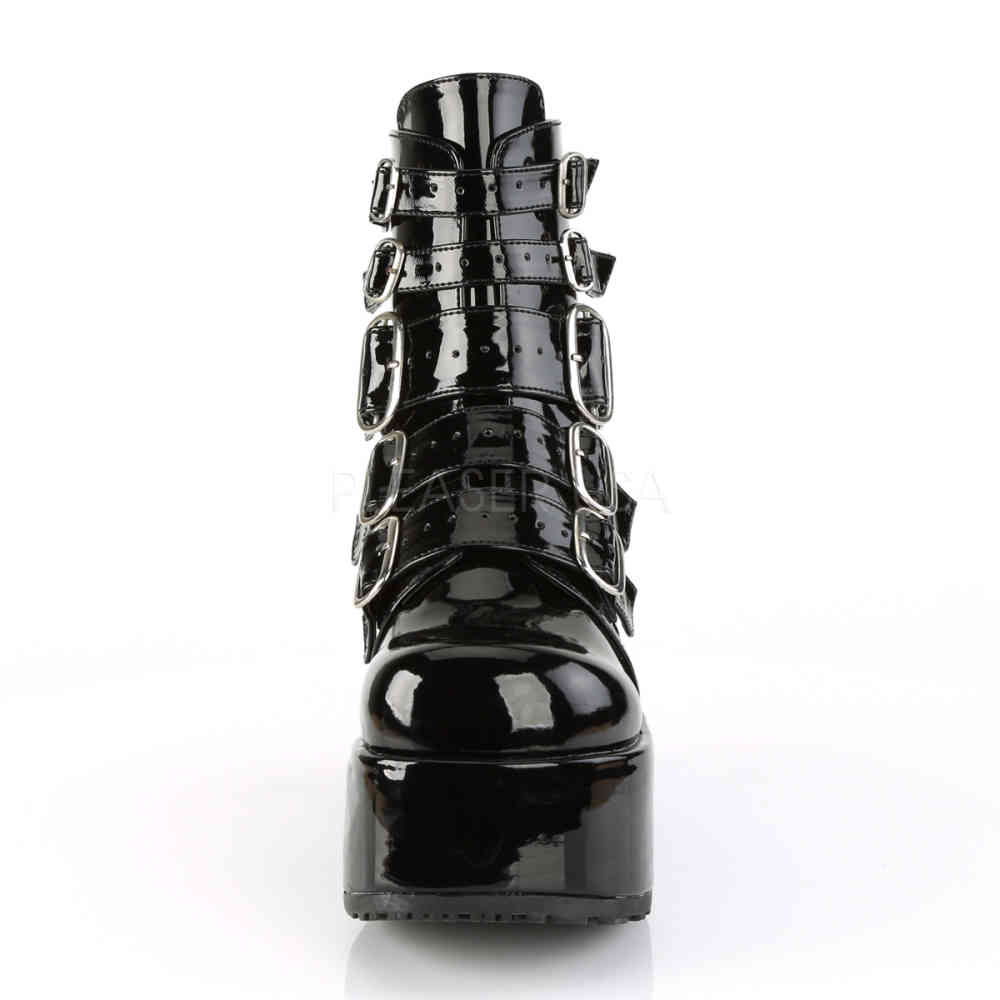 DemoniaCult - CONCORD-57 Bottes de plate-forme - Noir